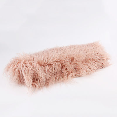 Personnaliser la couleur Longue pile Tissu artificiel de fourrure mongole en style simple de PANTONE
