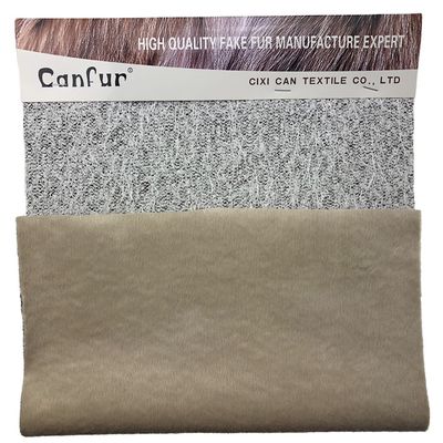 Tissu super doux en fourrure en polyester Sherpa 100% léger