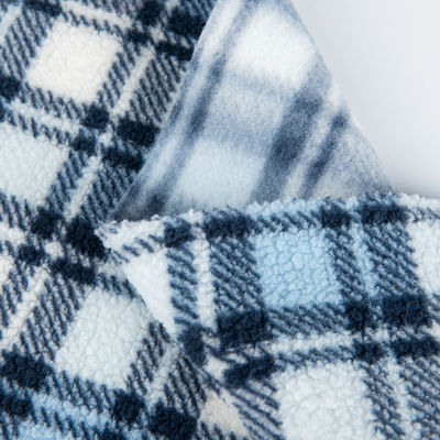 100% polyester textile tissu de laine de sherpa pour vêtement
