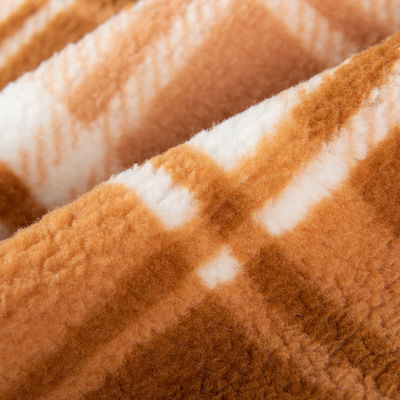 100% polyester textile tissu de laine de sherpa pour vêtement
