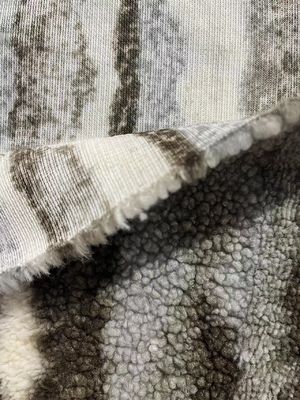 Fabrique de laine de polyester 100% Sherpa en largeur de 58/60 pouces pour la décoration de la maison personnalisée