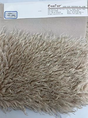 Polyester 100% polyvalent de couleur solide tricoté Terry Teddy Fur Tissu de velours pour vêtements
