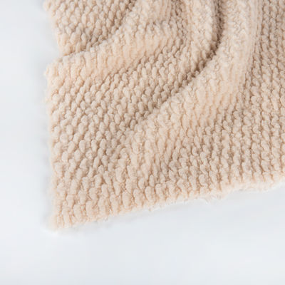Tissu de laine de sherpa à double face de style simple pour vêtements et couvertures 58/60" de largeur