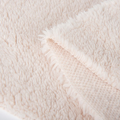 Couverture en laine de chevreuil sherpa 100% en polyester micro polaire avec matériau résistant aux larmes