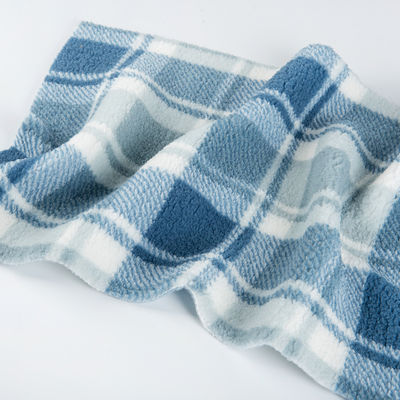 Tissu textile en polyester à 100% Sherpa en laine pour vêtements de style TWILL