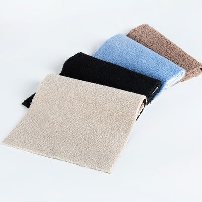 100% polyester Sherpa Vlne Teddy Bondé Suède Tissu tricoté pour la confection de vêtements