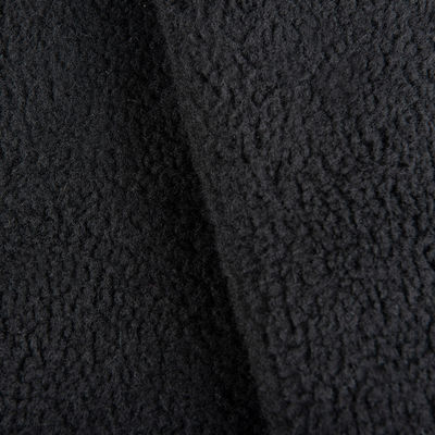 100% polyester Sherpa Vlne Teddy Bondé Suède Tissu tricoté pour la confection de vêtements