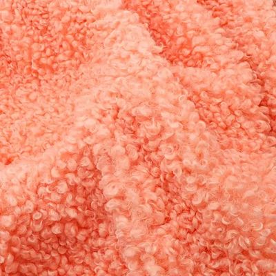 Matériau de façade 100% polyester en tissu de sherpa recyclé durable pour le textile domestique