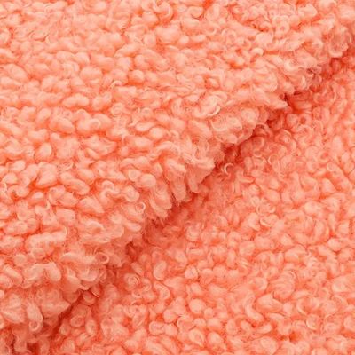 Matériau de façade 100% polyester en tissu de sherpa recyclé durable pour le textile domestique