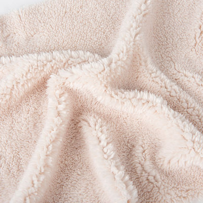 Fabrique en polyester tricoté sur mesure Mirco Sherpa pour revêtement
