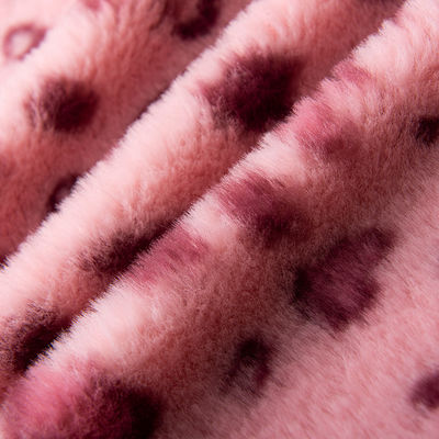 Tissu en fourrure de lapin en peluche faux pour manteau écharpe chaussures sac de couverture en imprimé populaire zèbre