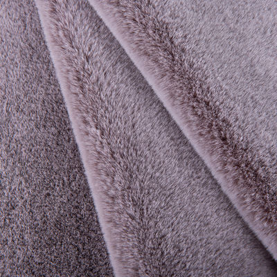 500m Min Commande couleur fanée Faux Lapin fourrure Tissu pour vêtements écharpe Couvertures