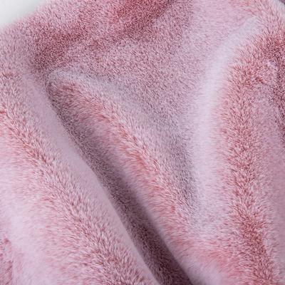 500m Min Commande couleur fanée Faux Lapin fourrure Tissu pour vêtements écharpe Couvertures