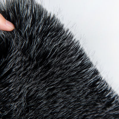 Tissu de fourrure à pile longue pour la personnalisation de vêtements avec 100% de matériau en peluche arcylique