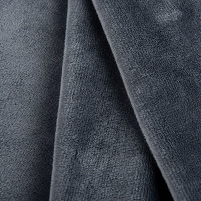 Tissu de velours en peluche courte 95%Polyester 5%Spandex Elastique Couleur personnalisée