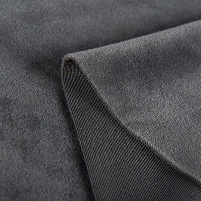 Tissu de velours en peluche courte 95%Polyester 5%Spandex Elastique Couleur personnalisée