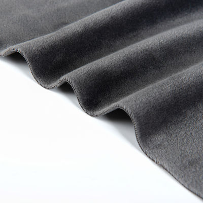 Tissu de velours en peluche courte 95%Polyester 5%Spandex Elastique Couleur personnalisée