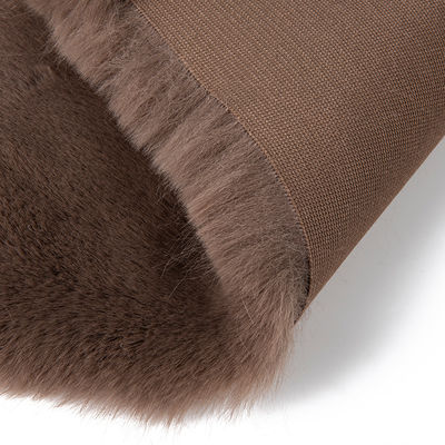 Polyester Longue pile Faux fourrure Trim Tissu pour super doux Faux fourrure de lapin