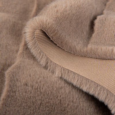 Polyester Longue pile Faux fourrure Trim Tissu pour super doux Faux fourrure de lapin