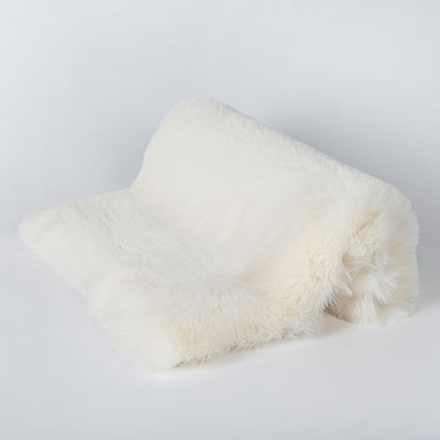 Polyester Longue pile Faux fourrure Trim Tissu pour super doux Faux fourrure de lapin