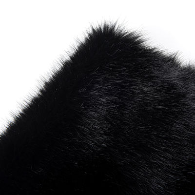 Densité de contact Poils courts Poils faux 100% polyester Retour matériel pour la conception artificielle
