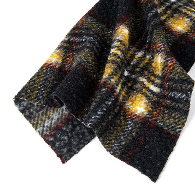 Tissus de polyester en tissu de fourrure de Teddy pour vêtements de froid