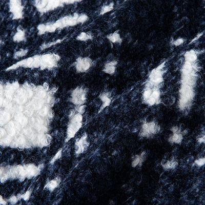 Tissus de polyester en tissu de fourrure de Teddy pour vêtements de froid