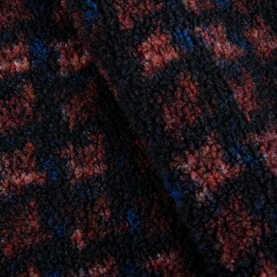 Fabrique de Teddy en polyester 100% Jacquard Fabrique Sherpa Parfait pour les couvertures