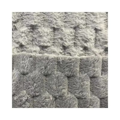 Résistant au vent, personnalisable, compte de fils, tissu de laine Sherpa douce pour couverture, 100% polyester