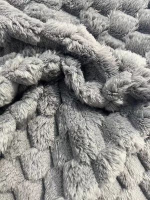 Résistant au vent, personnalisable, compte de fils, tissu de laine Sherpa douce pour couverture, 100% polyester