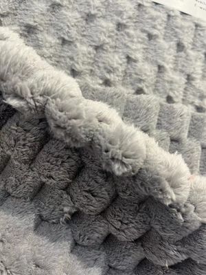 Résistant au vent, personnalisable, compte de fils, tissu de laine Sherpa douce pour couverture, 100% polyester