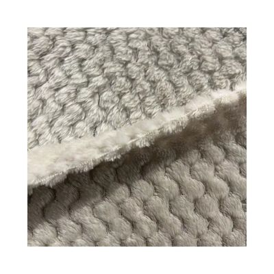 Deux côtés tricotés sur mesure Jacquard Ananas Flannel Vêtement à carreaux pour chaussures