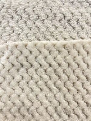 Deux côtés tricotés sur mesure Jacquard Ananas Flannel Vêtement à carreaux pour chaussures