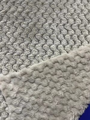 Deux côtés tricotés sur mesure Jacquard Ananas Flannel Vêtement à carreaux pour chaussures