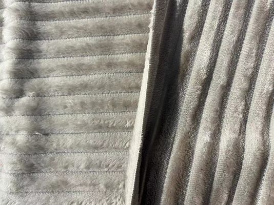 Couverture hivernale sur mesure en tissu de laine de flanelle super douce avec nombre de fils personnalisable