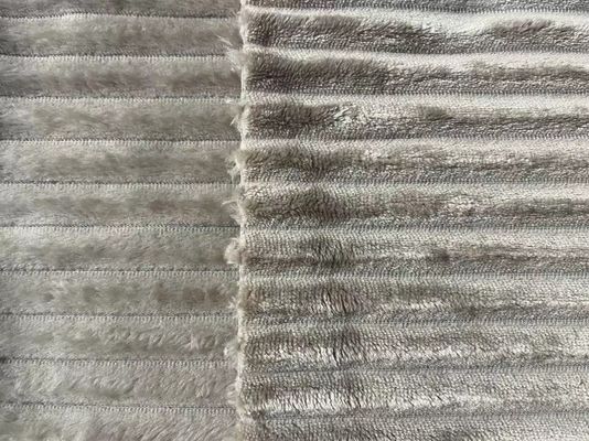 Couverture hivernale sur mesure en tissu de laine de flanelle super douce avec nombre de fils personnalisable