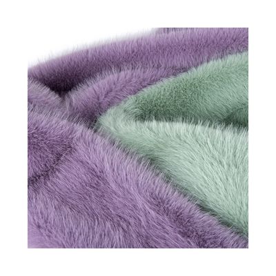 Fabrication à partir de tissus en polyester 100% en peluche pour les cheveux longs Fabrication à partir de tissus en fourrure pour les vêtements