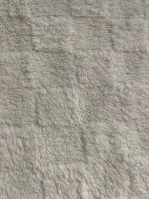 Tissu de laine à motif jacquard à tricot doux pour Shu Velveteen double face Mirco Sherpa