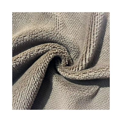Tissus de polyester à tricot à la main douce pour vêtements/jouets 100% polyester