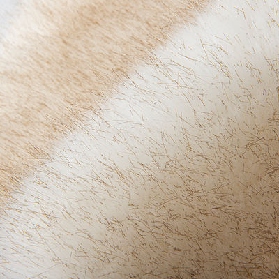 Poids élevé en peluche à tricot Technique de soutien à la chevelure longue Pile douce faux fourrure pour et tissu