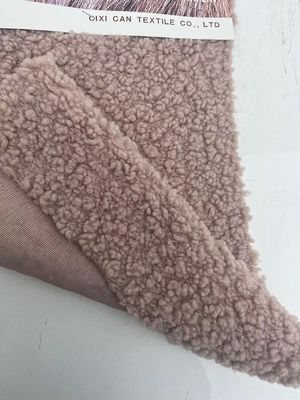 Tissus en tissu de laine de peluche en tricot doux et durable pour le textile/l'habillement/les jouets