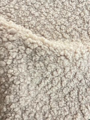 Tissus en tissu de laine de peluche en tricot doux et durable pour le textile/l'habillement/les jouets