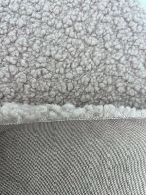 Tissus en tissu de laine de peluche en tricot doux et durable pour le textile/l'habillement/les jouets