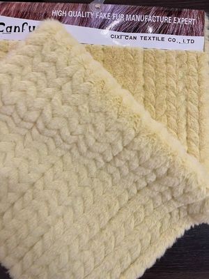 Tissu en fourrure courte, faux fourrure douce pour manteau, jouet, nombre de fils, longueur de contact, 60 cm, couleur, gris