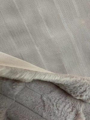 Tissus en fourrure fausse à pile courte douce et durable pour textile domestique