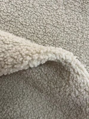 Tissu en laine de Teddy pour textile/habillement/jouets résistant à l'abrasion et personnalisable