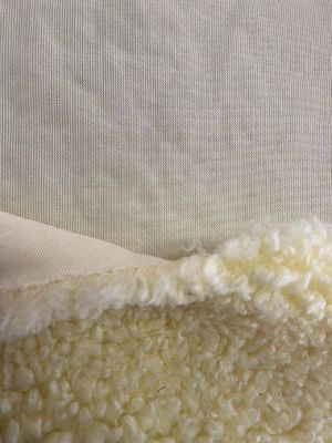 Tissu de velours en laine de Teddy 100% polyester pour vêtements textiles ménagers coussins et jouets