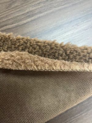 Tissu artificiel en peluche douce et en fourrure fausse Sherpa Teddy avec matériau avant 100% polyester