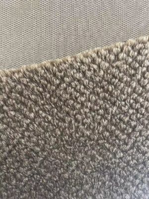 Tissu artificiel en peluche douce et en fourrure fausse Sherpa Teddy avec matériau avant 100% polyester