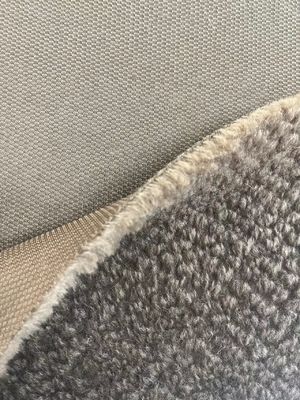 Tissu artificiel en peluche douce et en fourrure fausse Sherpa Teddy avec matériau avant 100% polyester